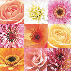 Servietten - Blumen Servietten - Blumen