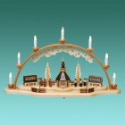 Schwibbogen mit Figuren &amp; Innenbel. 41 - 80cm