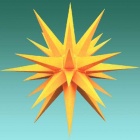 Herrnhuter Stern - A4 - 40cm - Plaste Herrnhuter Stern - A4 - 40cm - Plaste