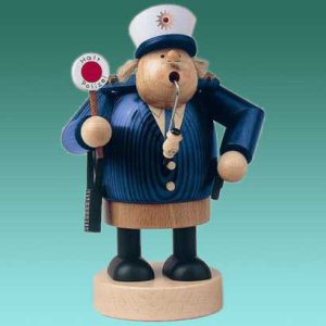 Räuchermann - Polizist 20cm