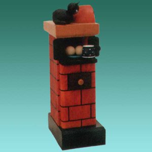 Kachelofen - rot 20cm