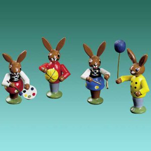 Hasenkinder 4er-Set 5cm