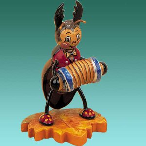 Hirschkäfer mit Ziehharmonika - Auslaufartikel