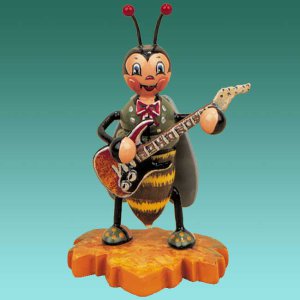 Hummelmännchen mit E.- Gitarre