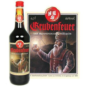 Grubenfeuer 0,7 1 Glasflasche