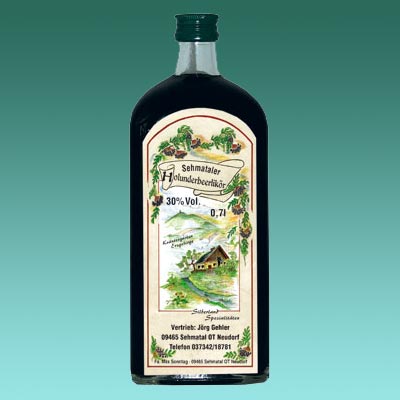 Holunderbeerlikör 0,7 1 Glasflaschen
