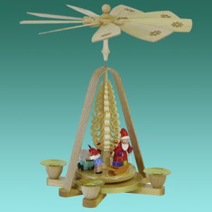 Pyramide - Weihnachtsbescherung 28cm