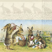 Servietten Nostalgic Easter, Auslaufartikel
