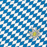 Servietten Edelweiss Bayern