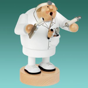 Räuchermann - Zahnarzt 18cm