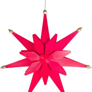 Weihnachtsstern doppelt rot 38cm