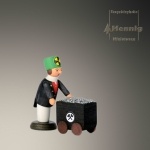 Historischer Bergmann mit Hunt 6cm