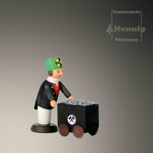 Historischer Bergmann mit Hunt 6cm