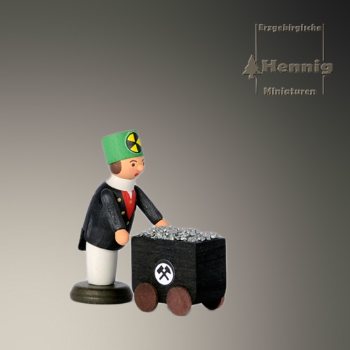 Historischer Bergmann mit Hunt 6cm