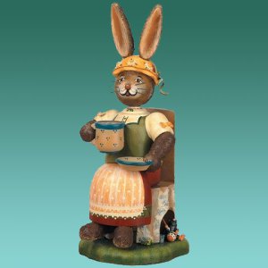 Räucherhase - Kaffeegustel 30cm