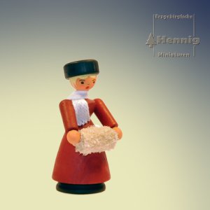 Frau im Winter