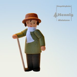 Herr im Winter mittel