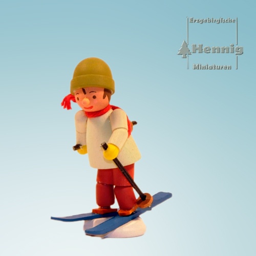 Schneeschuhfahrer laufend