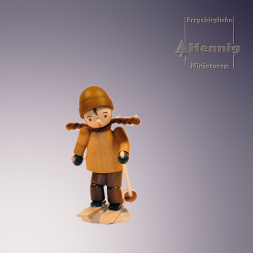 Schneeschuhfahrer laufend natur