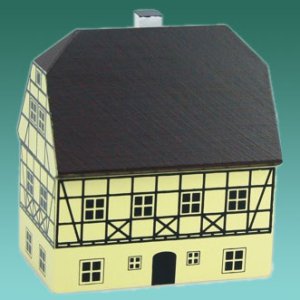 Fachwerkhaus 6cm bunt
