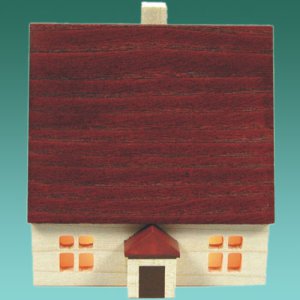 Haus 7cm natur für Innenbeleuchtung