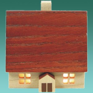 Haus 5cm natur für Innenbeleuchtung