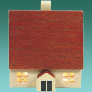 Haus 4cm natur für Innenbeleuchtung