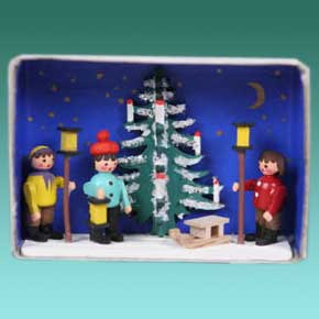Zündholzschachtel ″Adventszeit″