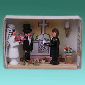 Zündholzschachtel ″Hochzeit″