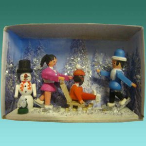 Zündholzschachtel ″Winterurlaub″