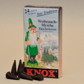 Räucherkerzen Knox, Weihrauch-Myrrhe