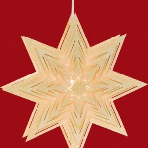 Stern mit Lichtschlitzen