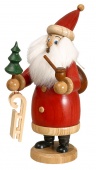 Weihnachtsmann rot mit Schlitten 20cm