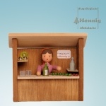 Marktstand Glas