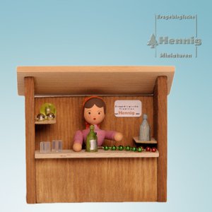 Marktstand Glas