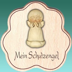 Wolke mit Engelrelief 20cm natur ...Schutzengel...