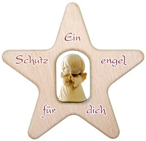 Stern natur mit Engel natur ...Schutzengel...