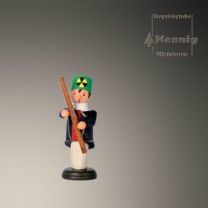 Historischer Bergsänger mit Fagott 6cm