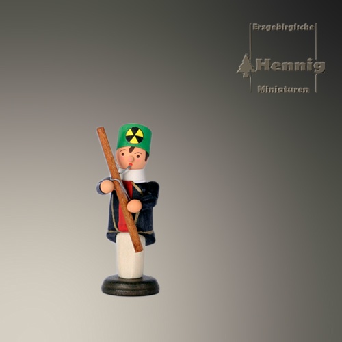 Historischer Bergsänger mit Fagott 6cm