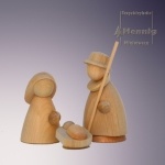 Heilige Familie natur modern 8cm