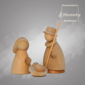 Heilige Familie natur modern 8cm