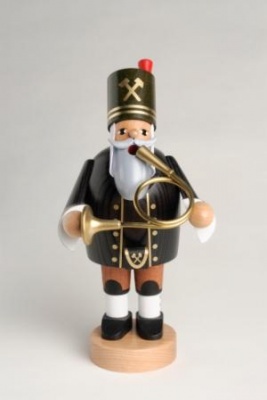 Räuchermann, Bergmann mit Horn 20cm