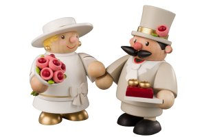 Räuchermann - Braut 10cm (raucht nicht)