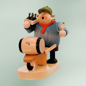 Räuchermann - Bierhändler 19cm