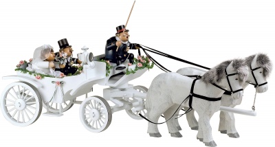 RM Hochzeitskutsche komplett 33 x 98cm