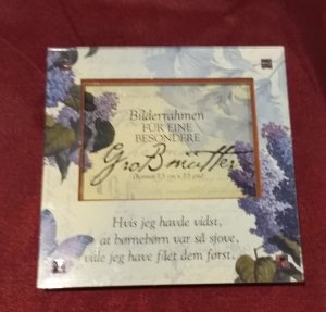 Fotorahmen Großmutter
