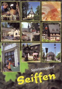 Ansichtskarte Spielzeugdorf Seiffen 0611