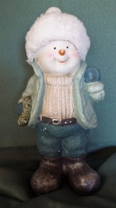 Schneemannjunge groß