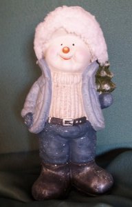 Schneemannjunge mittel