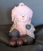 Schneemannjunge klein